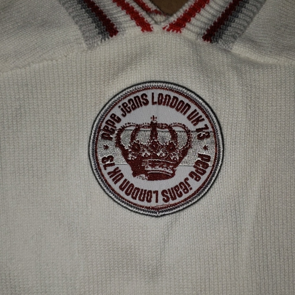 Red and White Sweater